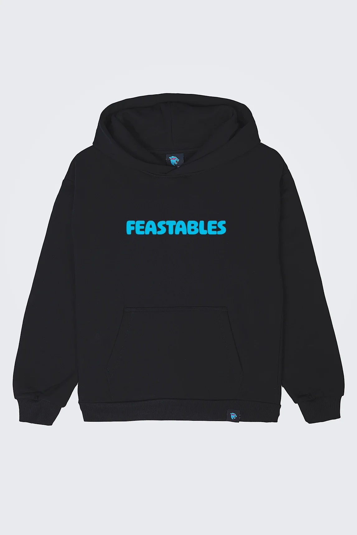 Youth Feastables Retro Hoodie - Black Secondary image